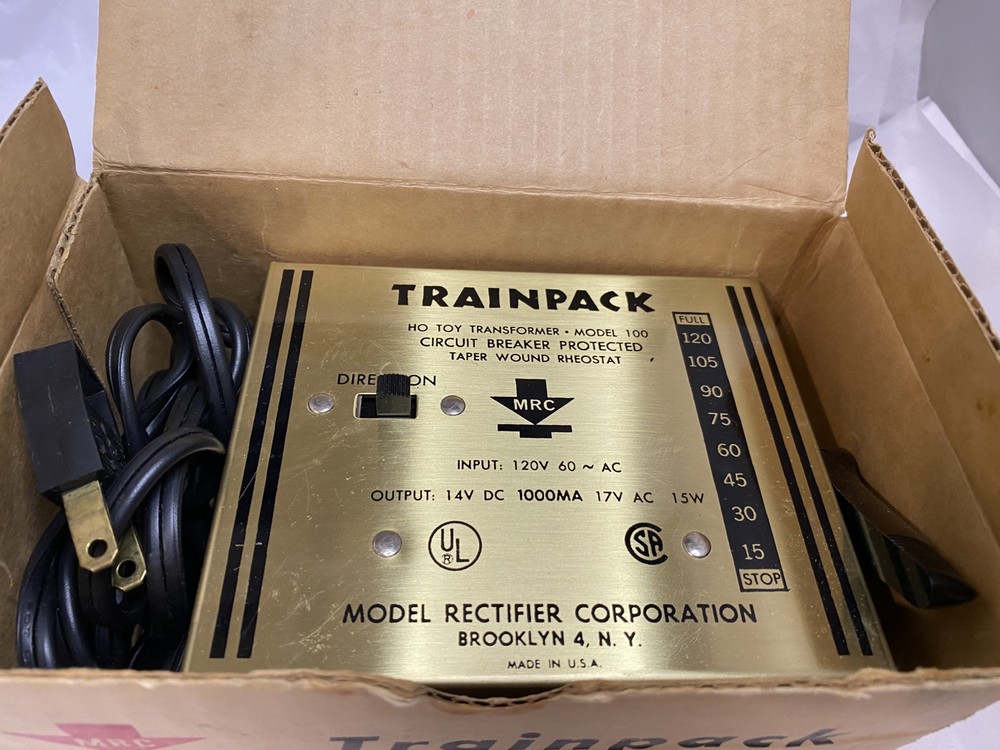 MRC Train pack HO Train Control Model 100 USA Model Rectifier Corp