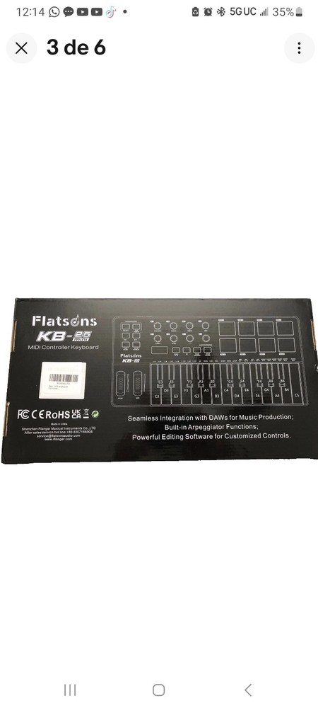 Flatsons KB-25mini MIDI Controller Keyboard