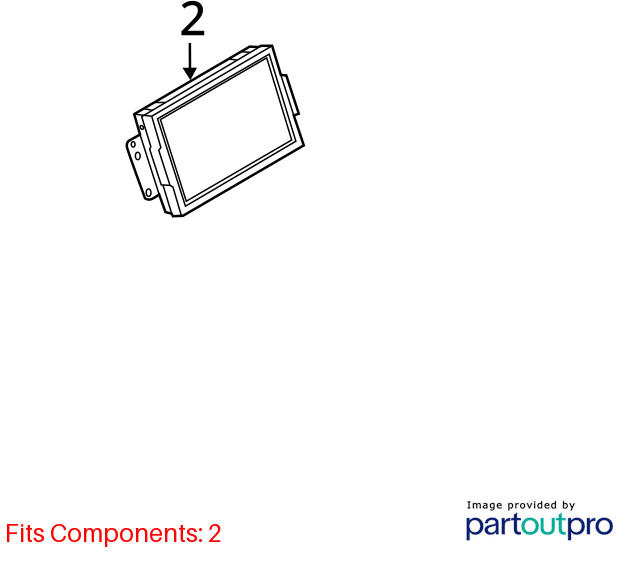 2015 Ford Explorer 8 Screen Display - Used, No Anti-Theft Code, Reprogram Needed