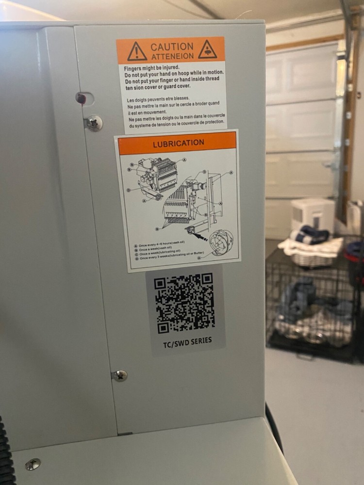 ricoma embroidery machine 1501TC-7s