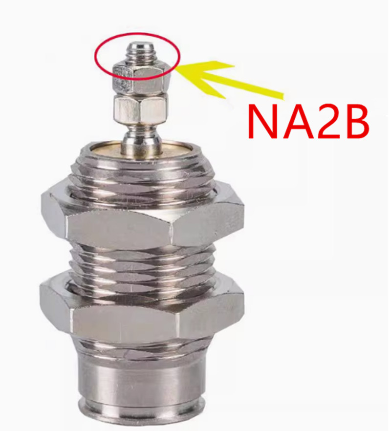 New 1pc NA2B 10*15-B Needle type piston rod external thread cylinder
