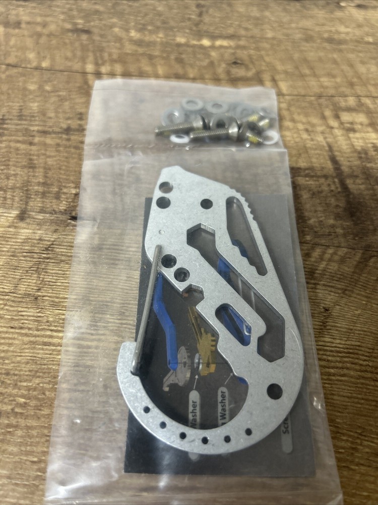 KeyBiner Key Biner Titanium Tumbled  TITANIUM TUMBLED