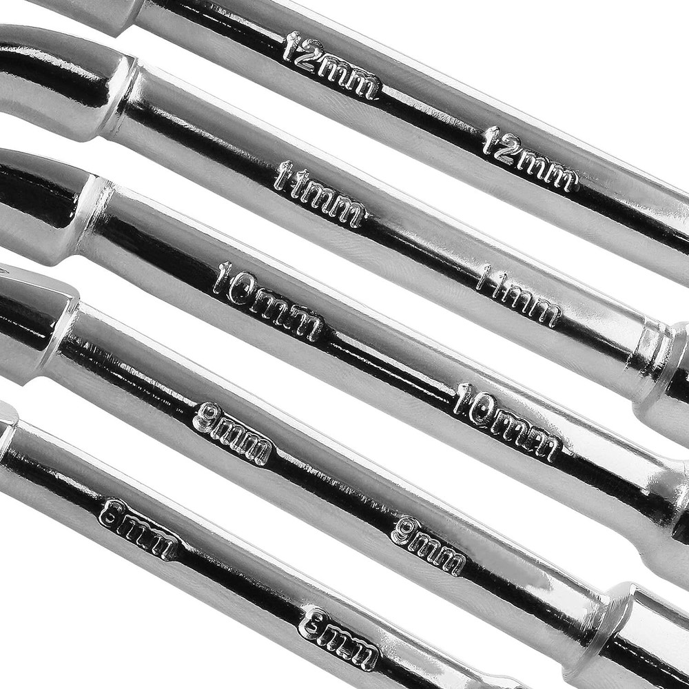 L Shaped Angled Open Hex 6 point Socket Wrench Repair Tool Hex Spanner 6~24mm