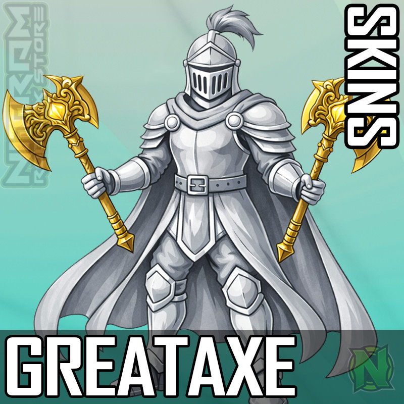 World Zero WZ -  SKINS - GREATAXE (DUAL)