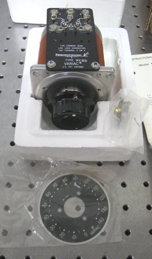 C201228 TechniPower W2BB VARIAC Variable Autotransformer (120V, 2.4A, 50-60Hz)