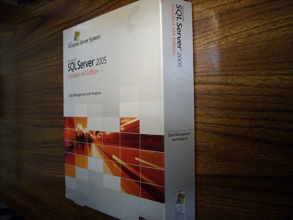 Microsoft SQL Server 2005 Standard 64 Bit x64 (5-client CAL)(Windows)