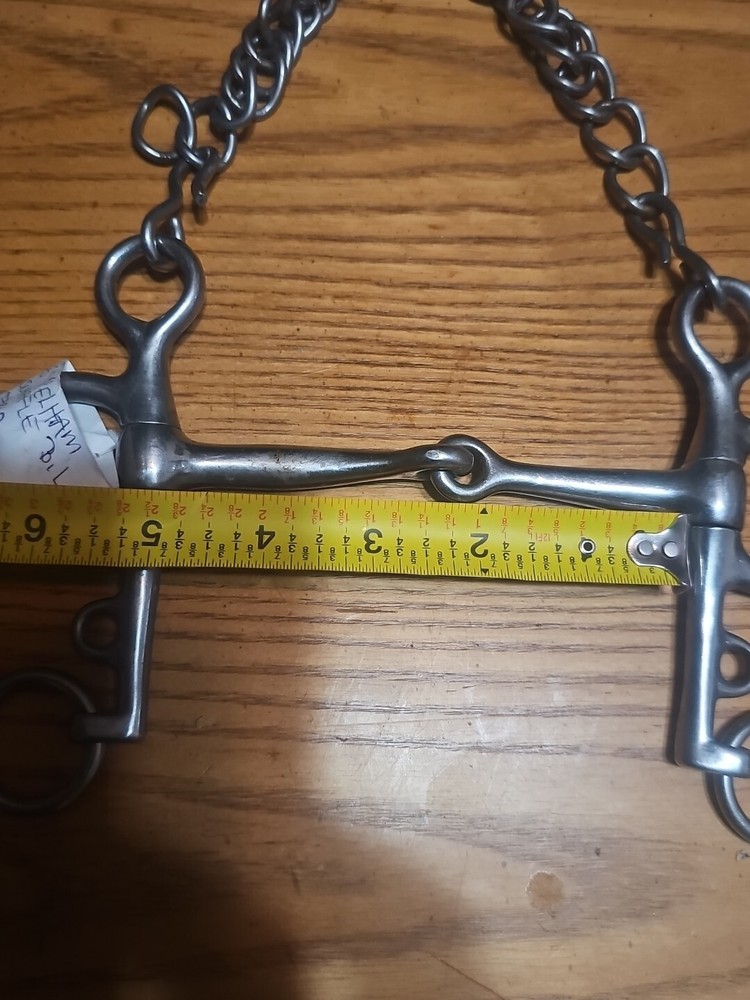 Pelham Snaffle Horse Bit Size 5 inch