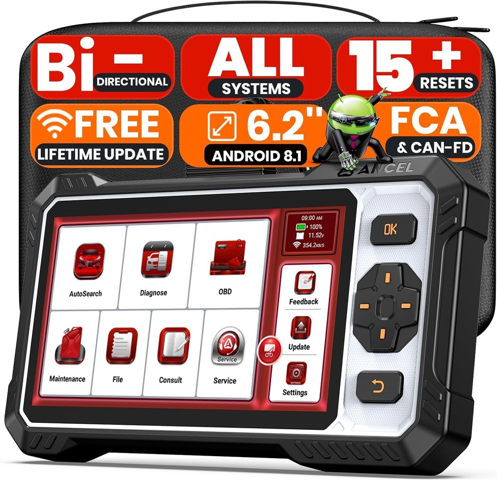 ANCEL FX6100 Bidirectional OBD2 Scanner All System Car Diagnostic Active Test