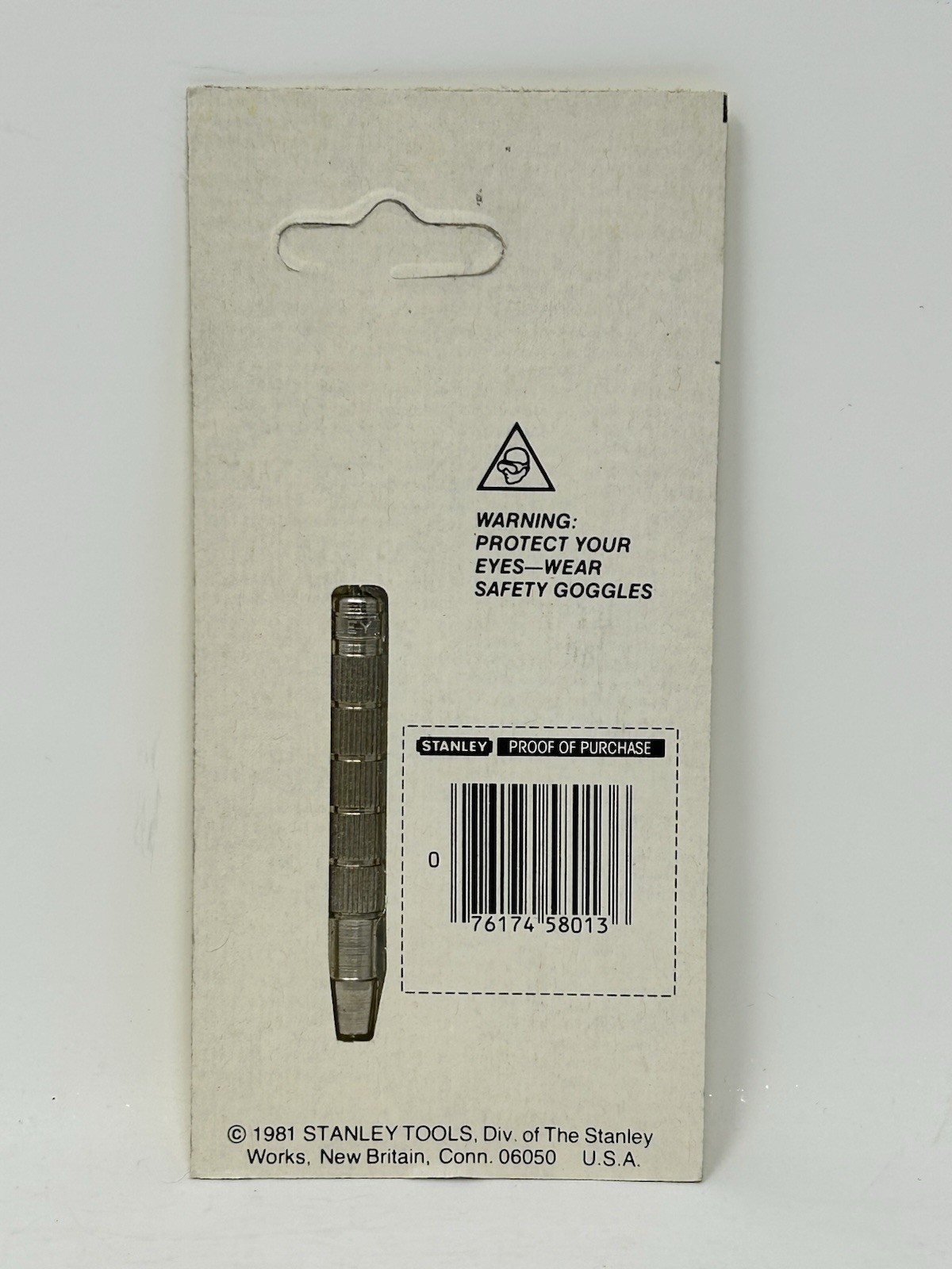 Vintage-NOS Stanley Tools 58-013 Screw Hole Center Punch 🇺🇸