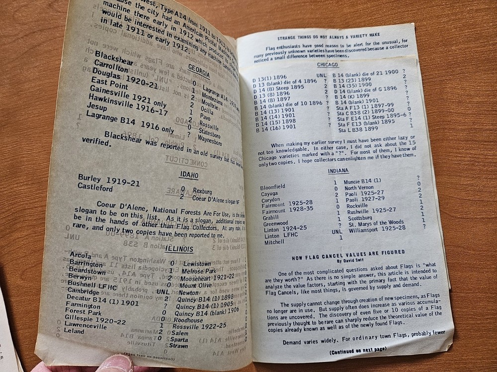 Five Issues Of Flag Cancel Firum 1968