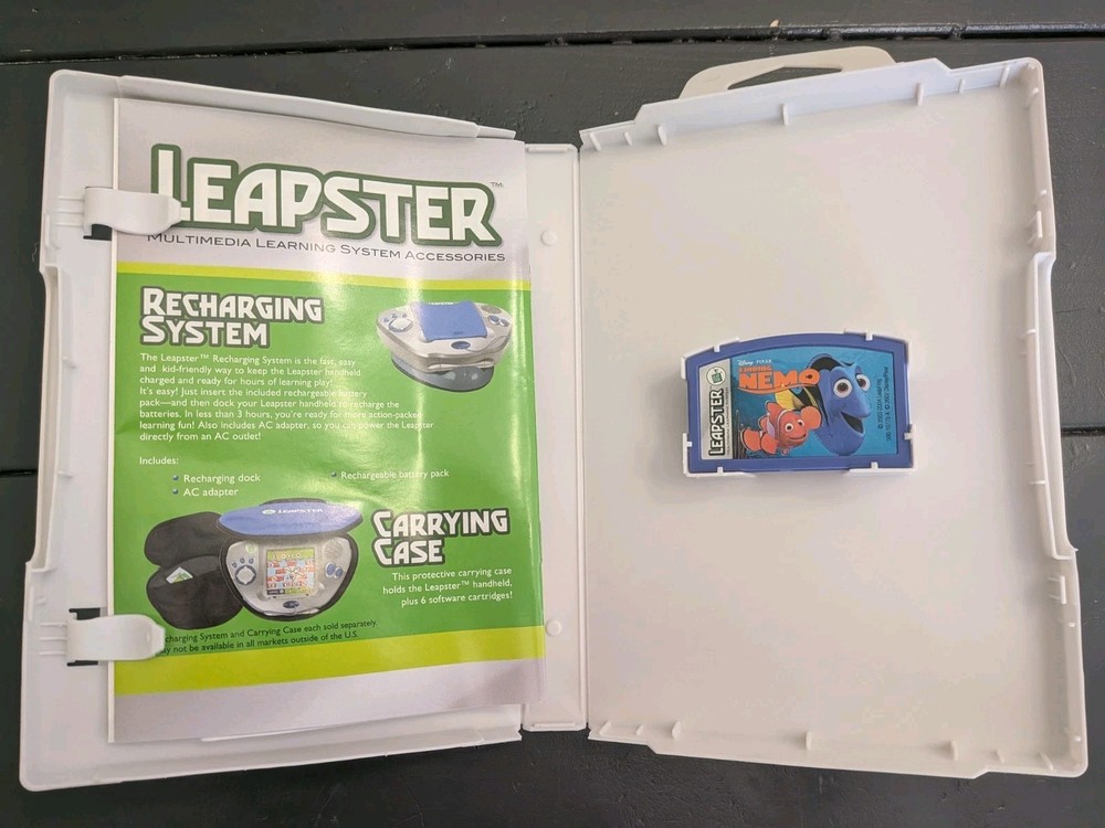Leapster Learning Game Disney PIXAR Finding Nemo
