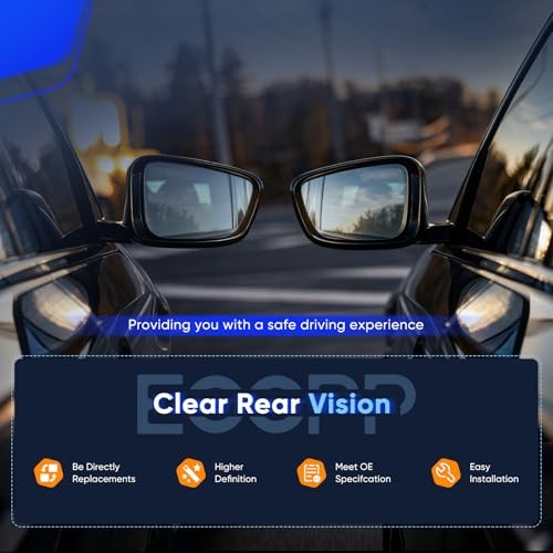 ECCPP Exterior Mirror Folding Manual for Ford E150 E250 E350 E450 E550 Econoline