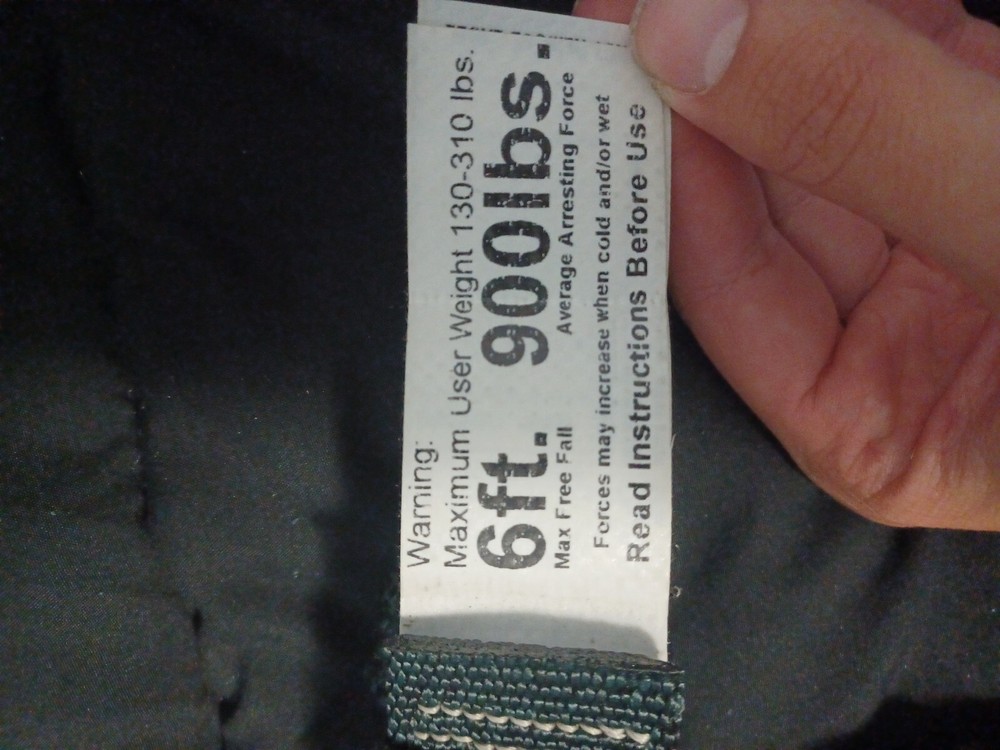 SOB climbing harness