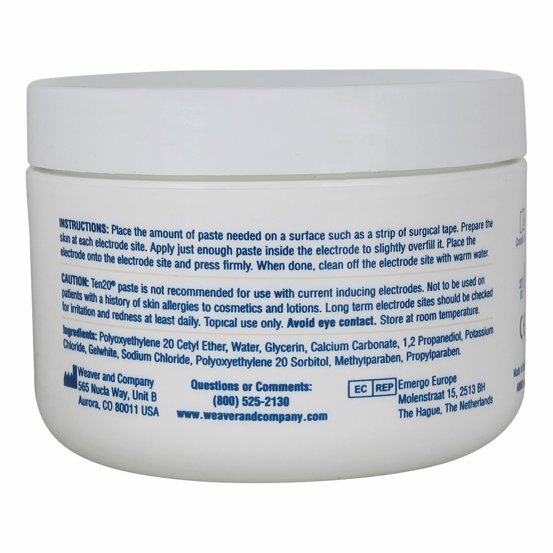 Weaver Ten 20 Conductive Eeg Paste (228 g)