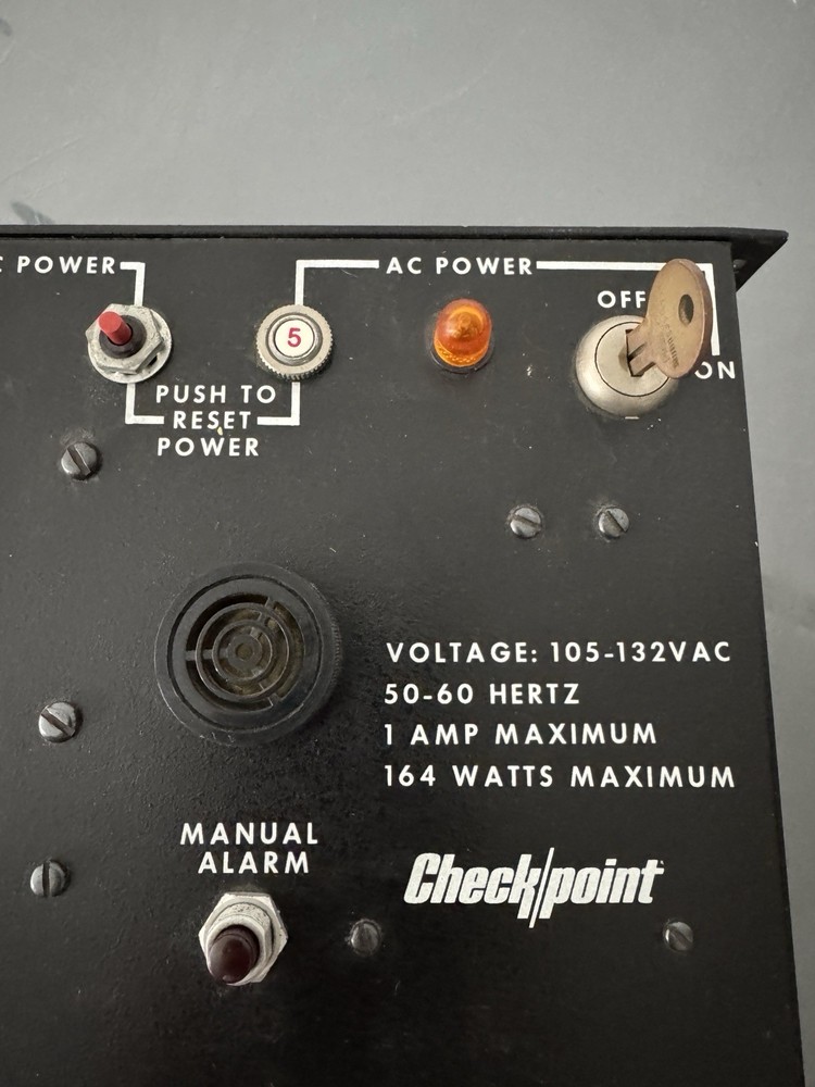 CheckPoint Vintage Security Control Panel Module Power Supply Unit Box