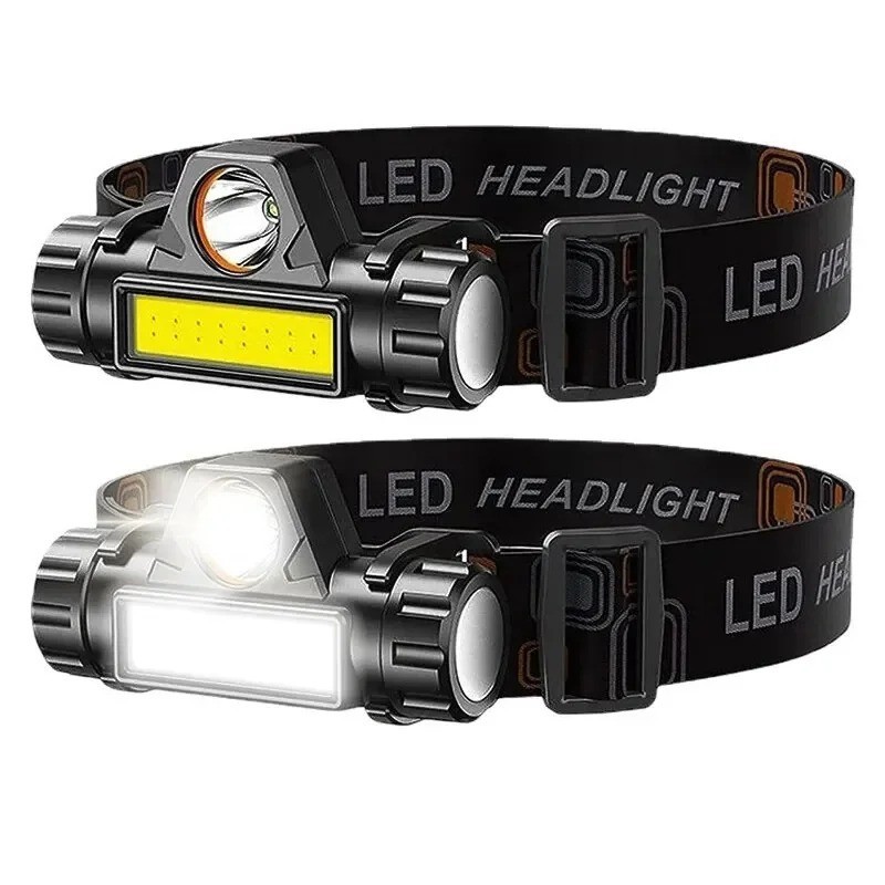 USB Rechargeable Waterproof LED Headlamp Headlight Head Light Flashlight