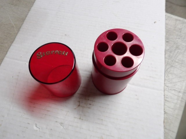 Starrett #264 Center Punch 7 Piece Set in Plastic Case, New