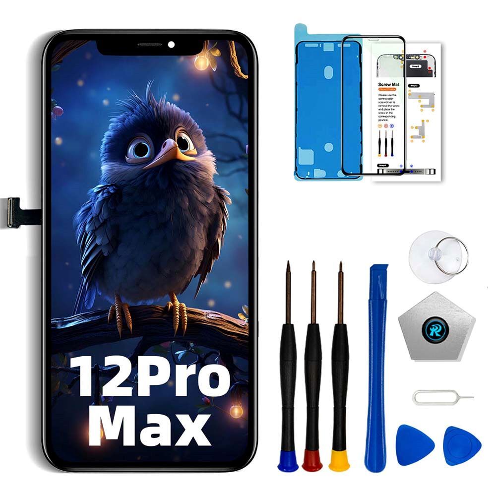 For iPhone 12 Pro Max Screen Replacement Kit Full Assembly Touch Screen LCD Kit