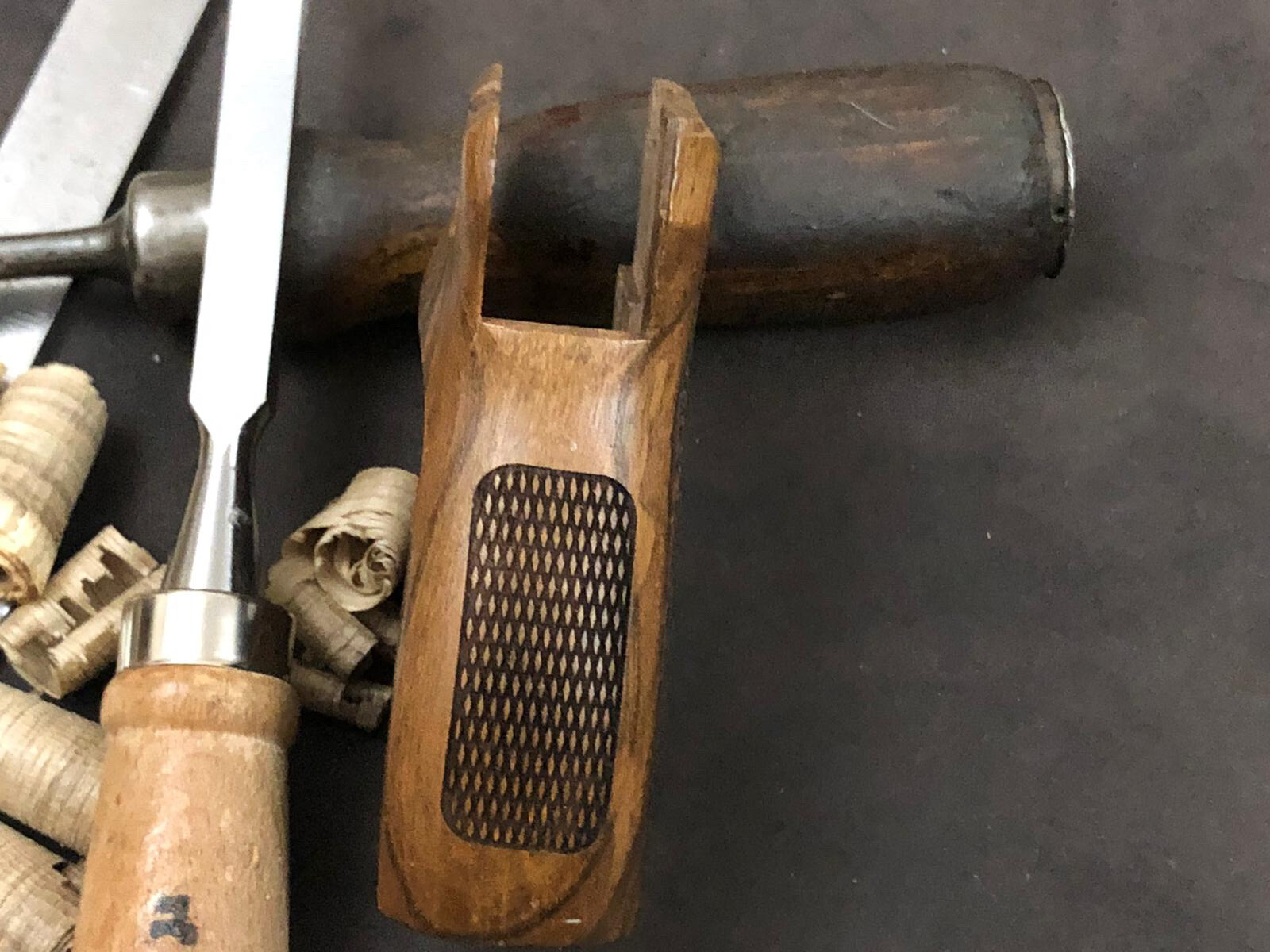 CZ VZOR 70-50 7.65MM 32 ACP Turkish Walnut Wood Grips Handmade Diamond Checkered