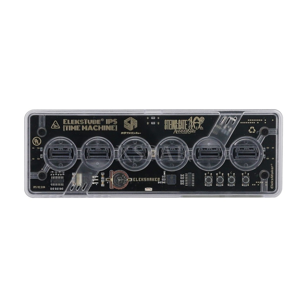 Eleksmaker Elekstube IPS PR2 RGB Nixie Tube Clock w/WiFi Bluetooth Function US