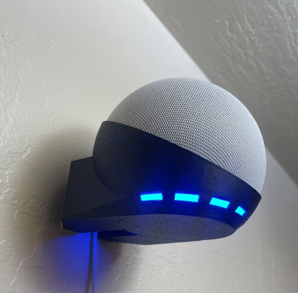 2- Pack Echo Dot 4/5 Wall & Corner Mount Bracket Holder Accessory BLACK!!