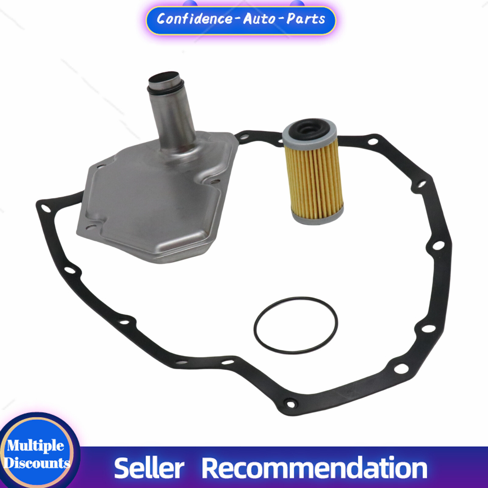 For Nissan Kicks 2018-2024 Versa 20-24 1.6L 3Pcs Transmission Oil Filter Gasket