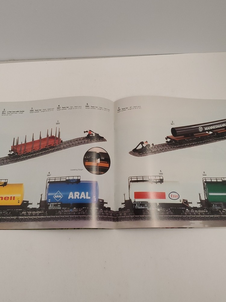 MARKLIN I 1985/86 E CATALOG THE LARGE RAILROAD