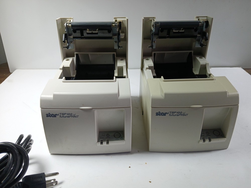 Star Micronics TSP100 future PRNT Thermal Receipt Printer POS Lot 2 Tested