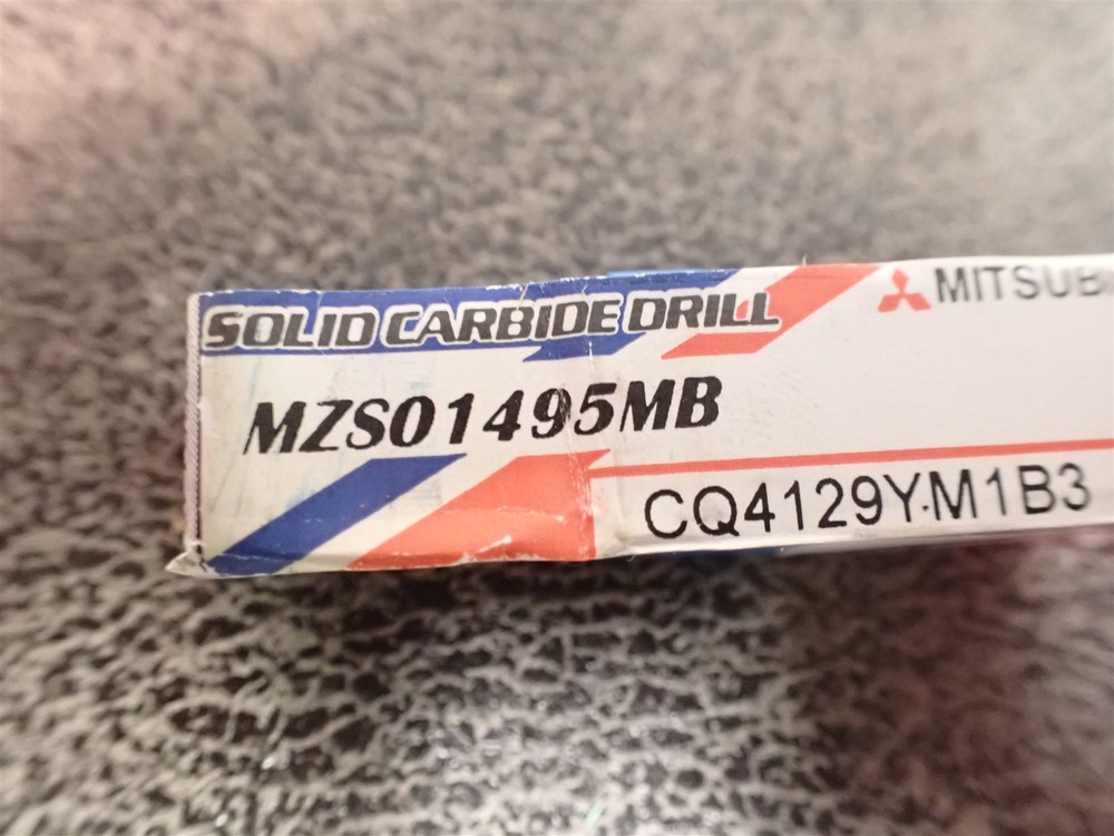 NEW Mitsubishi MZS01495MB Internal Coolant Solid Carbide Drill (BN23)
