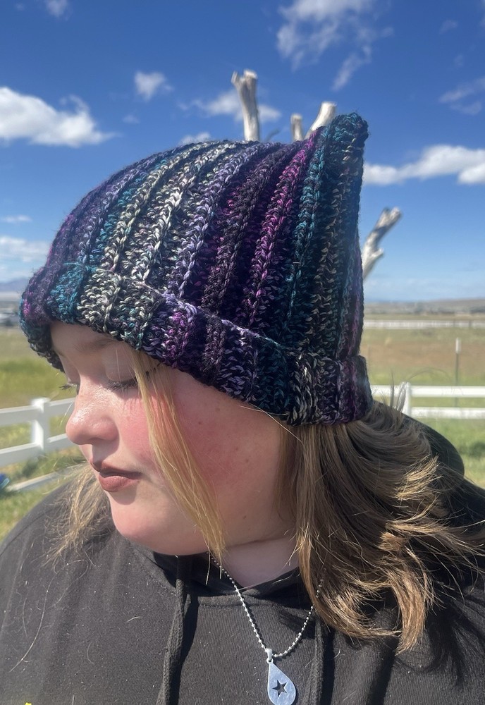 Handmade Crochet Cat-Ear Beanie