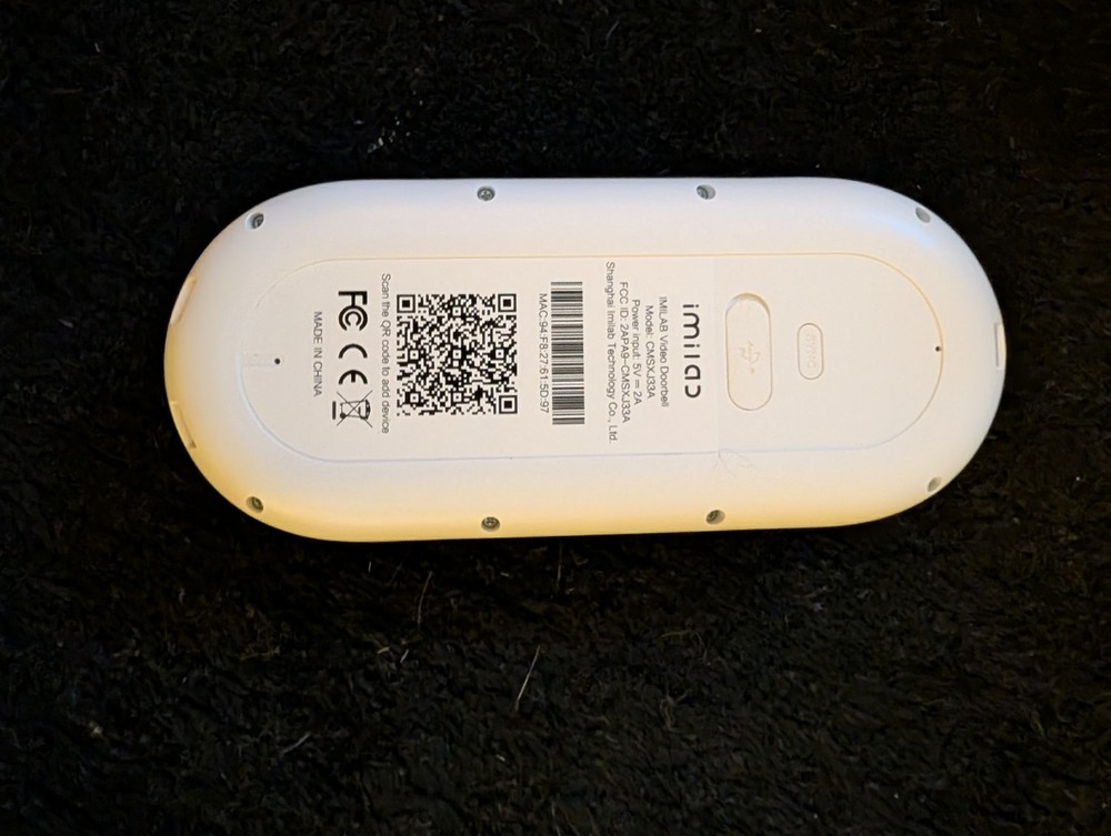 IMILAB Video Doorbell Set Battery Powered