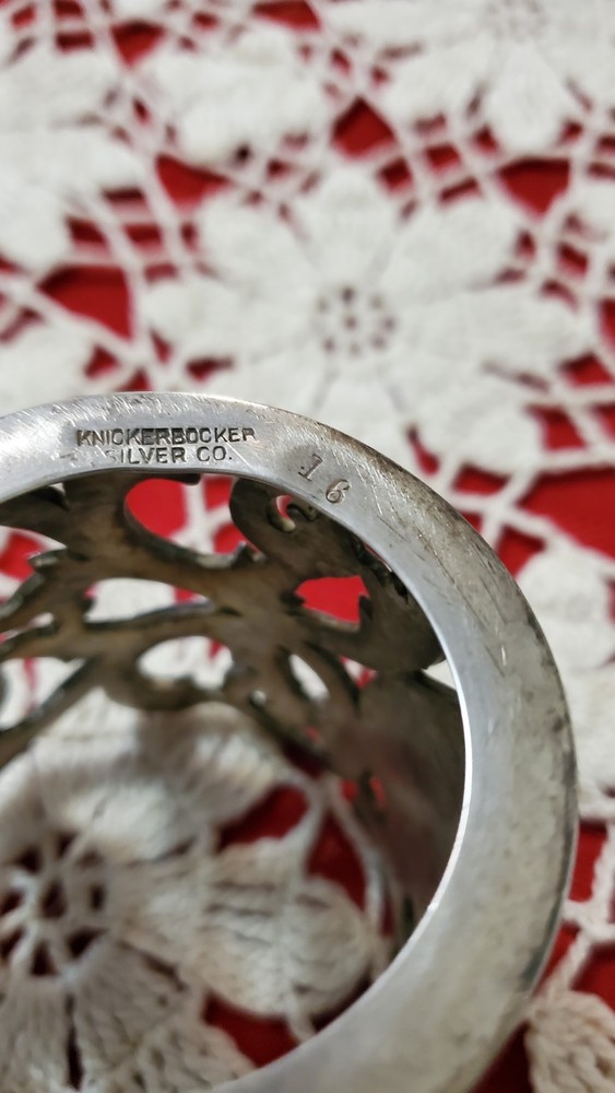 Sterling Silver Demitasse Cup Holder Knickerbocker SILVER Co.