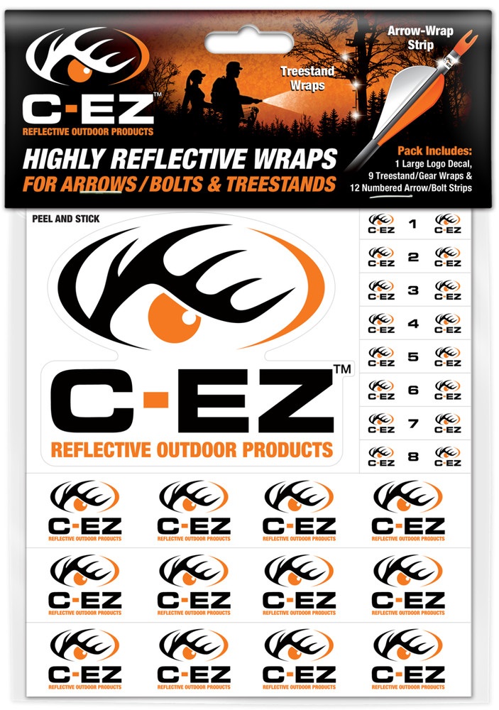 C-EZ  Highly Reflective Arrow Wraps 8 Varieties ~ FREE Shipping