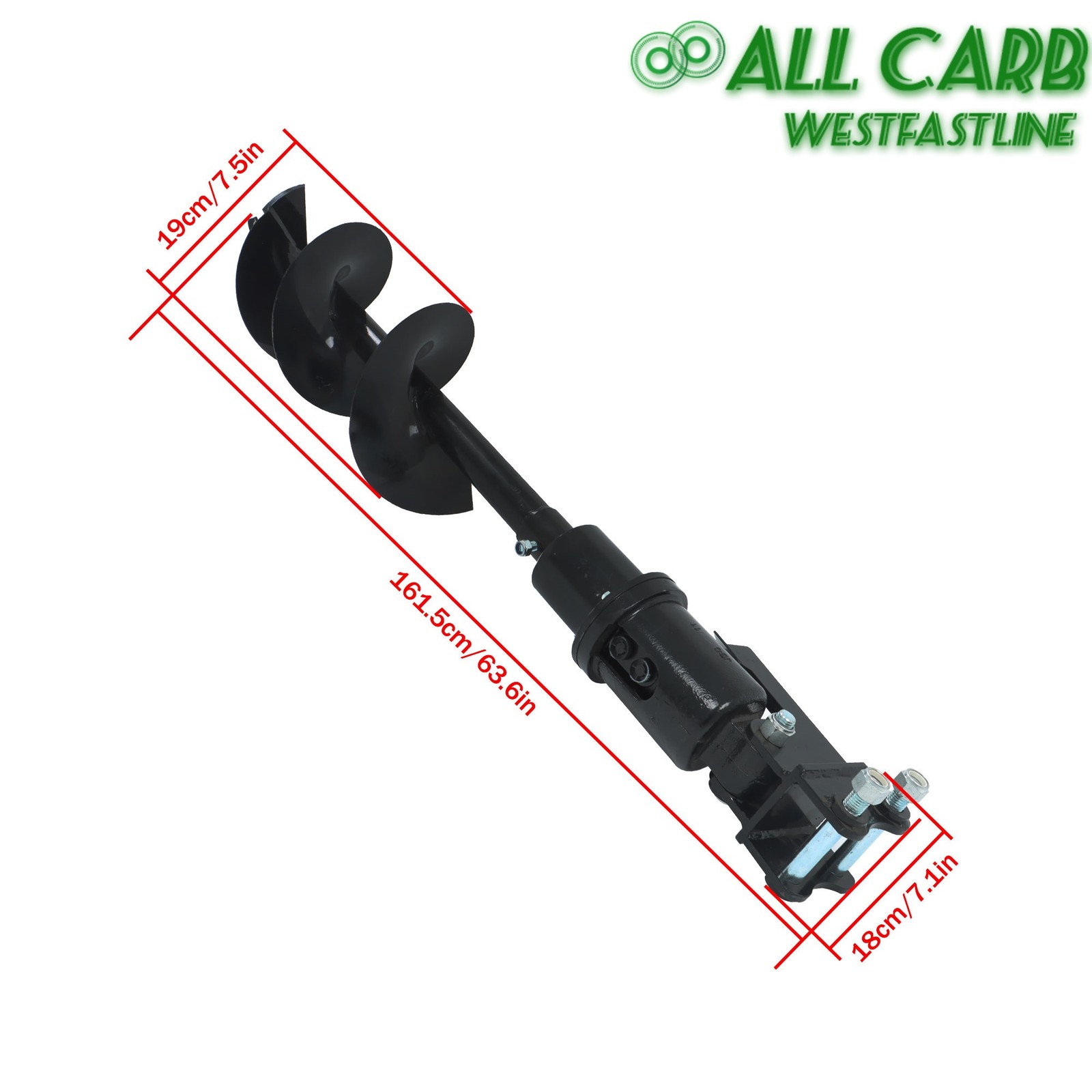 300mm Auger Drill for 1Ton-1.5T Mini Excavator with Pipes