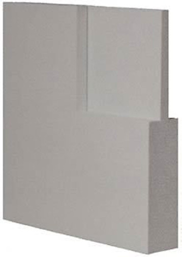 4 Panel Flat Traditional Primed MDF Mission Shaker Stile & Rail Solid Core Doors