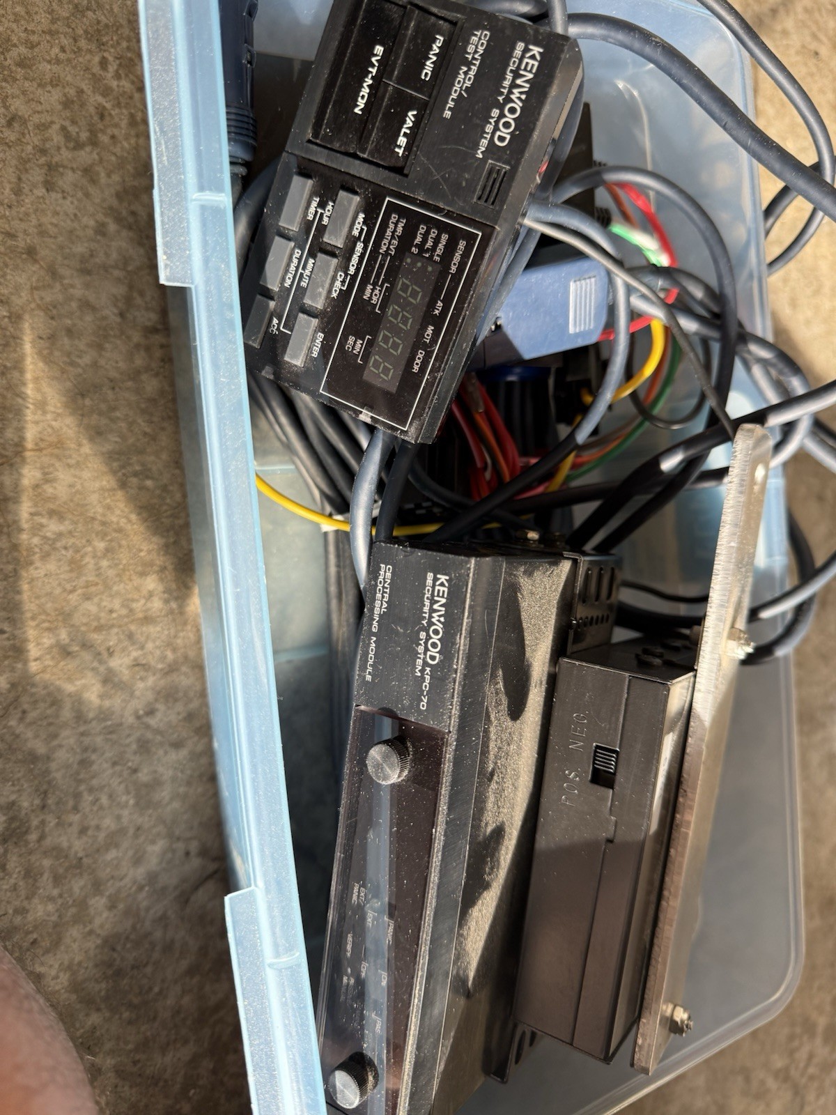 RARE VINTAGE KENWOOD Secuirty System Alarm KPC50 And Kpc70