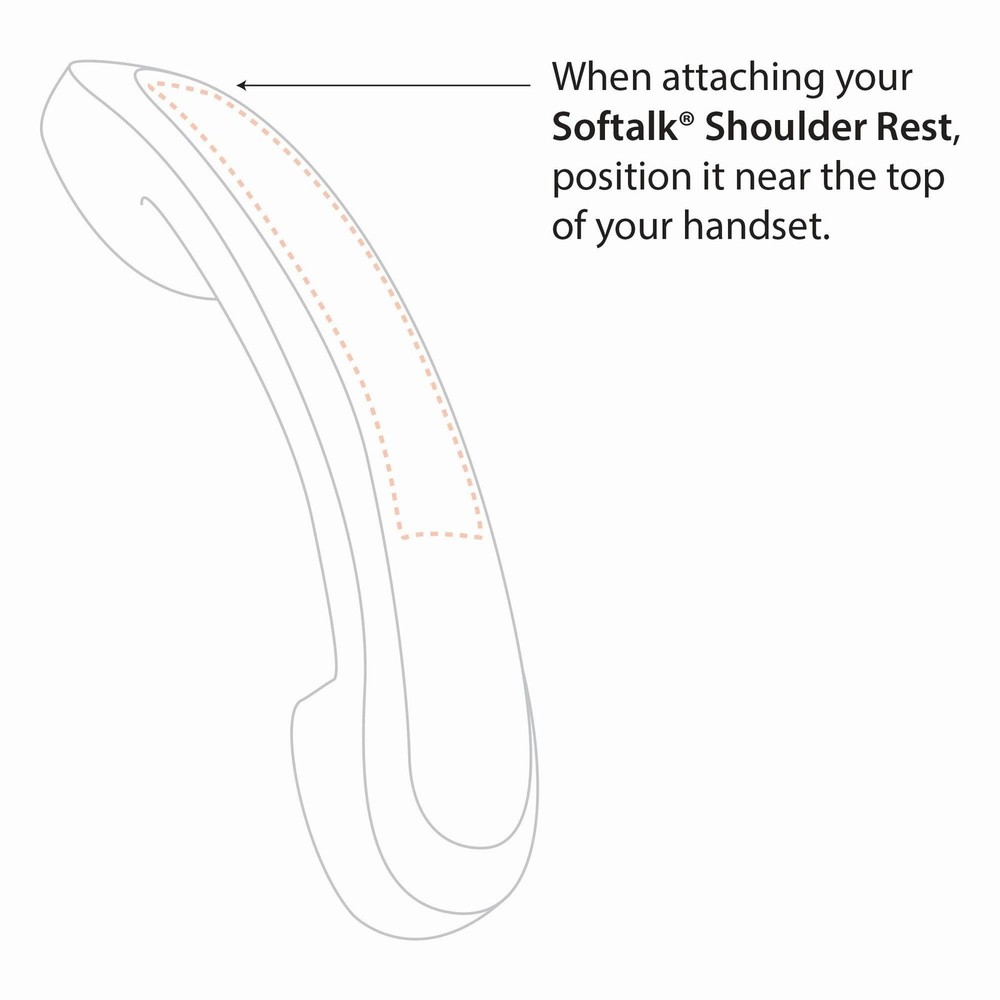 Softalk Ergonomic Telephone Shoulder Rest