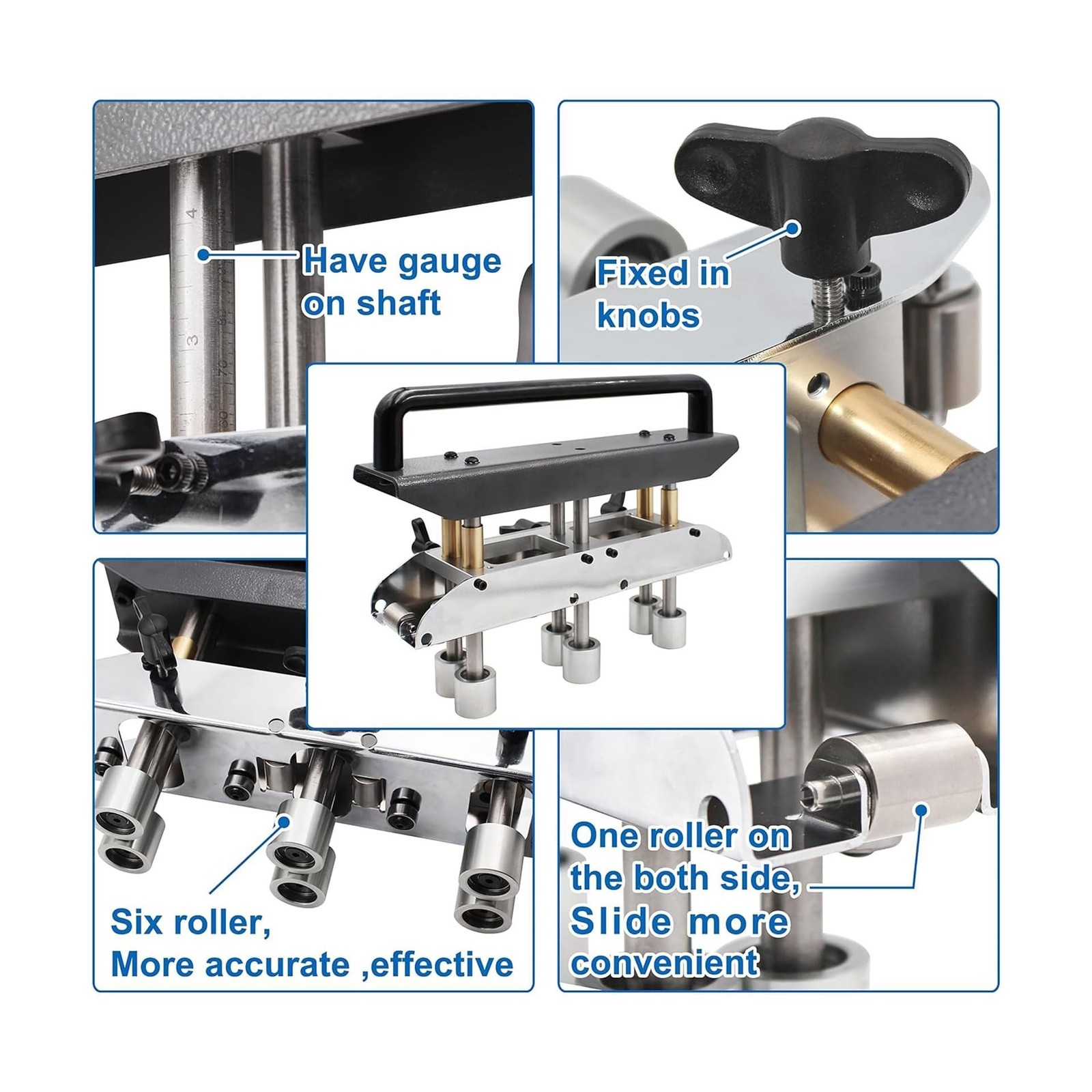 3 Station Verge Roller Bender, 0-90° Roofing Sheet Metal Bending Tool for 0