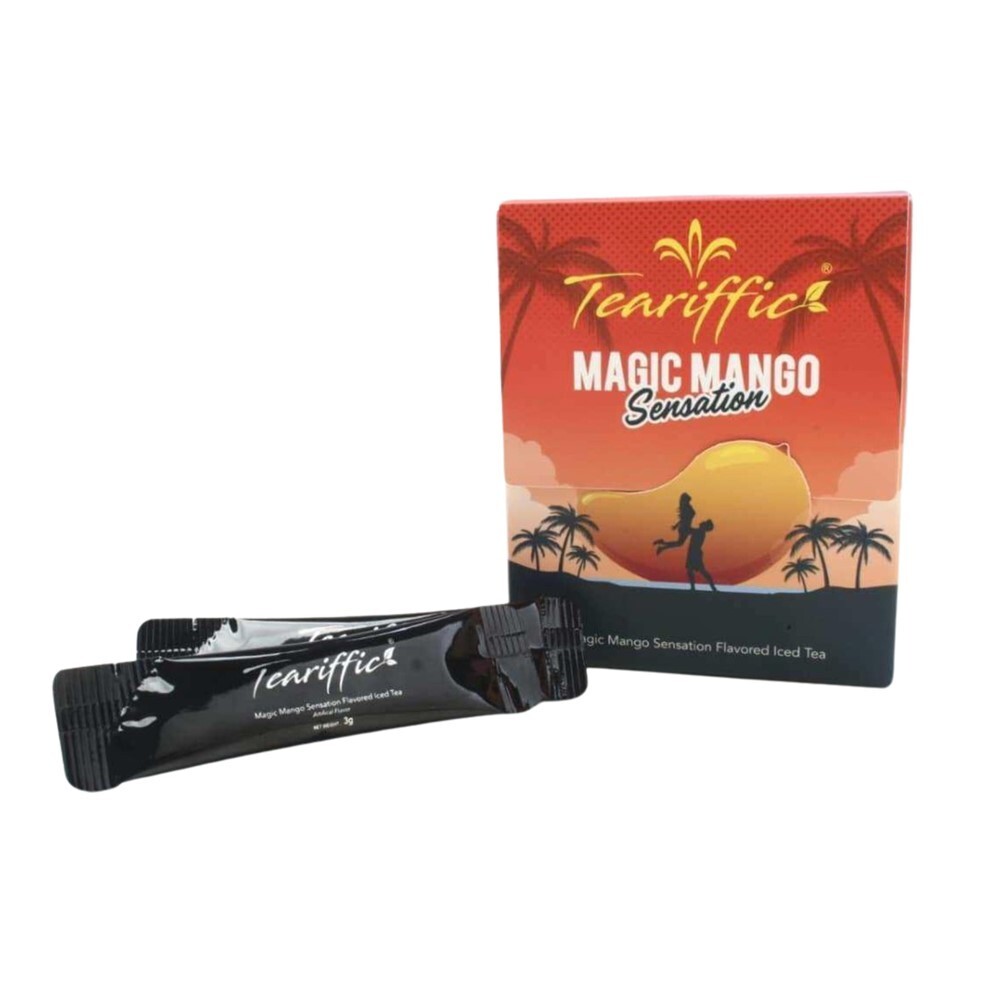 Teariffic Magic Mango Sensation Iced Tea Boost Stamina Support Endurance Energy