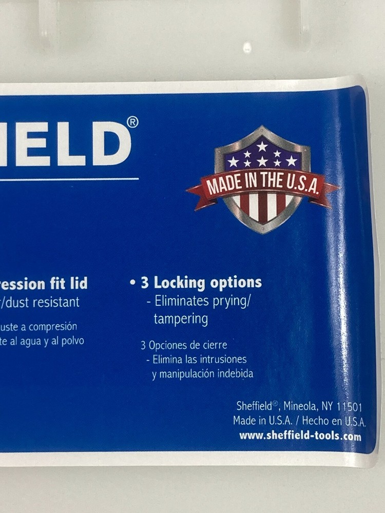 Field/Ammunition Box w/Compression Fit Lid & 3 Locking Options! Artic White!