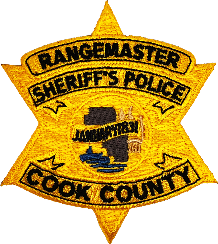 COOK COUNTY SHERIFF STAR PATCH: Range Master