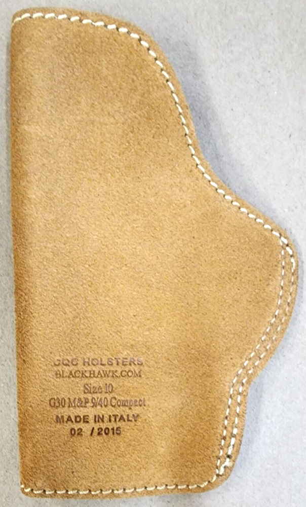 BlackHawk Suede Inside Pants RH Holster Leather Angle Adjustable ISP Glock 29 30