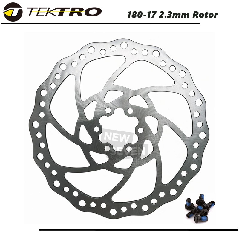 Tektro 180-17 E-Bike Hydraulic Disc Brake Rotor 6 Bolts 2.3mm thickness In Bulk