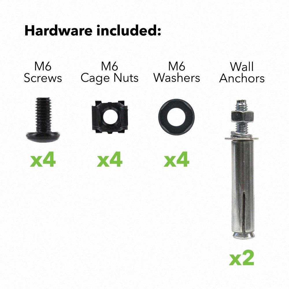 19" Vertical Wall Mount Rack 4U