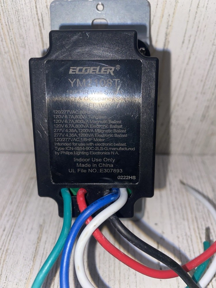 Ecoeler occupancy sensor switch three way 120 volt