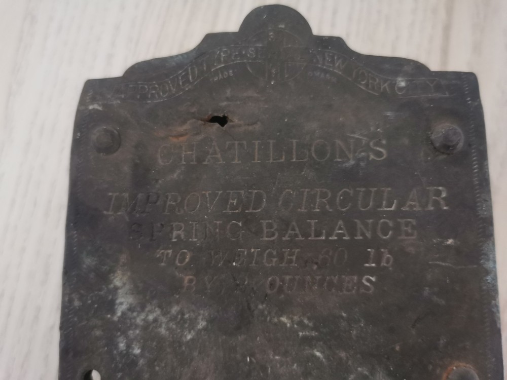 WW2 Era Chatillon's Circular Spring Balance New York