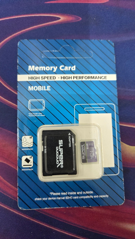 1024 GB High Speed Micro SD Memory Card, Multimedia Support