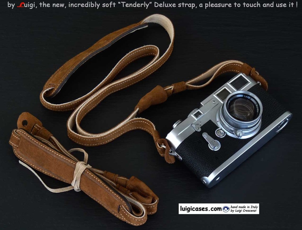 LUIGI TENDERLY DELUXE STRAP,INCREDIBLY SOFT,PADDED,FULLY LINED,ADJUSTABLE LENGTH