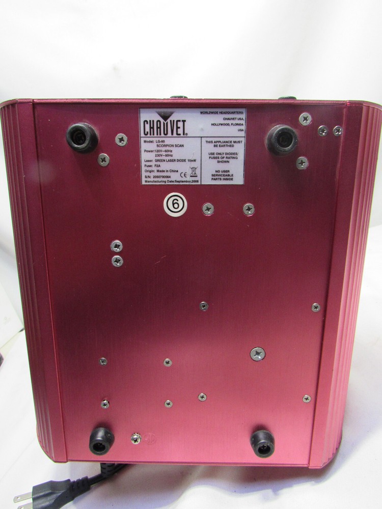 CHAUVET SCORPION SCAN DJ LIGHT - green multi pattern laser