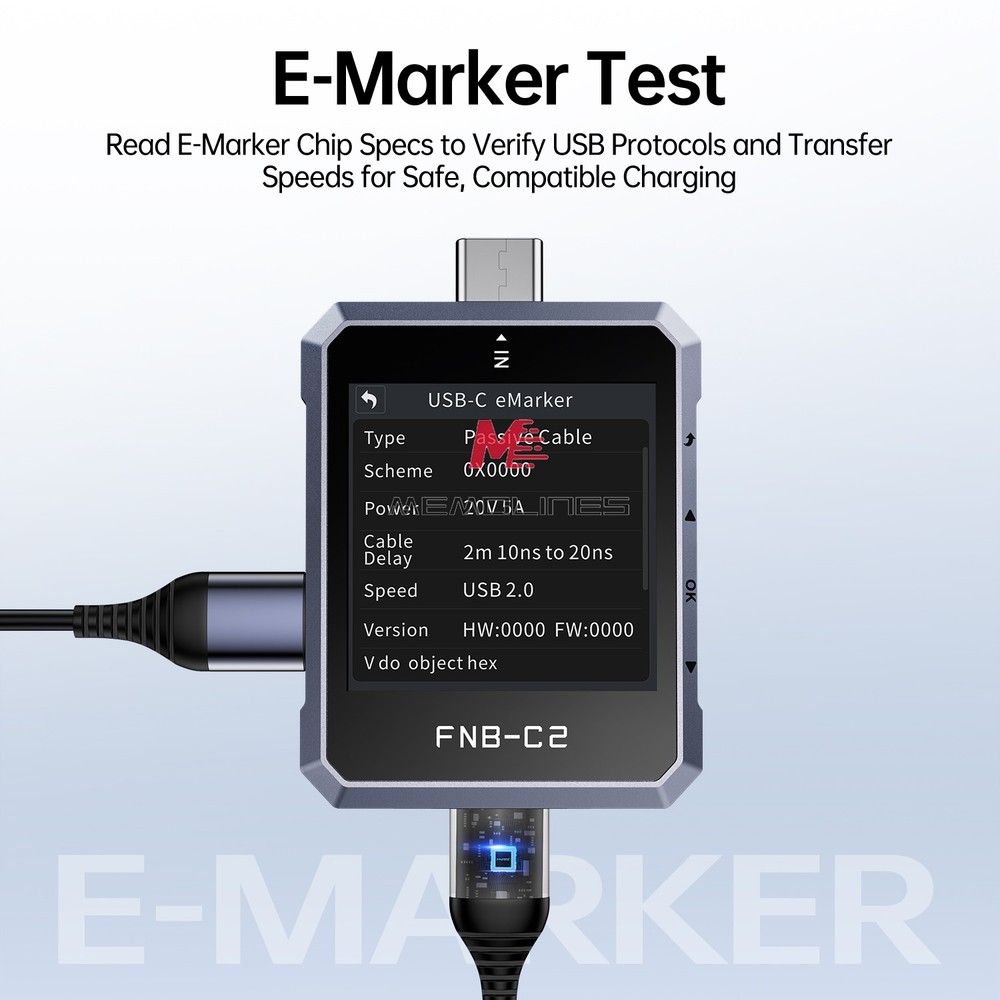 FNIRSI FNB-C2 Multifunction USB Tester Current Volt Power Meter charging Tester